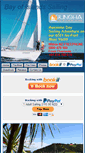 Mobile Screenshot of bayofislandssailing.co.nz